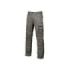 Upower Smile Pantalones de Trabajo en Algodon Elastico - Talla 54 - Multiples Bolsillos, Cierre Resistente, Refuerzos en Rodillas, Ajuste Slim Fit, Proteccion DPI1 - Color Gris Piedra