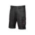 Upower Party Pantalon Corto Multifuncional - Talla 46 - Multiples Bolsillos, Cintura Ajustable, Costuras Triples, Proteccion DPI1, Boton Resistente Arañazos - Color Negro Carbon