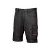 Upower Party Pantalon Corto Multifuncional - Talla 48 - Multiples Bolsillos, Cintura Ajustable, Costuras Reforzadas, Boton Resistente, Proteccion DPI1 - Color Negro Carbon