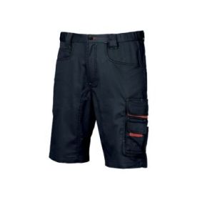 Upower Party Pantalon Corto Multifuncional - Talla 46 - Multiples Bolsillos, Cierre de Seguridad, Cintura Ajustable, Costuras Reforzadas, Proteccion DPI1 - Color Azul Marino