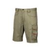 Upower Party Pantalon Corto Multifuncional - Talla 66 - Multiples Bolsillos, Cintura Ajustable, Costuras Reforzadas, Proteccion DPI1, Cierre de Cremallera Resistente - Color Arena