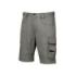 Upower Party Pantalon Corto Multifuncional - Talla 46 - Multiples Bolsillos, Cintura Ajustable, Costuras Triples, Proteccion DPI1, Cierre Cremallera con Boton Resistente - Color Gris Piedra