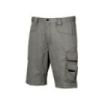 Upower Party Pantalon Corto Multifuncional - Talla 54 - Multiples Bolsillos, Cintura Ajustable, Costuras Triples, Proteccion DPI1, Cierre Cremallera con Boton Resistente - Color Gris Piedra