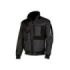 Upower Mate Bomber de Trabajo con Mangas Desmontables - Talla 3XL - Impermeable, Interior de Microfibra, Bolsillos con Tecnologia Avanzada, Refuerzos Anti-Desgaste, Proteccion DPI1 - Color Negro Carbon