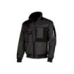Upower Mate Bomber de Trabajo con Mangas Desmontables - Talla 4XL - Impermeable, Interior de Microfibra, Bolsillos con Tecnologia Avanzada, Refuerzos Anti-Desgaste, Proteccion DPI1 - Color Negro Carbon