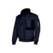 Upower Mate Bomber de Trabajo con Mangas Desmontables - Talla 2XL - Impermeable Resistente, Interior de Microfibra, Bolsillos Seguros, Refuerzos Anti-Desgaste, Proteccion DPI1 - Color Azul Marino