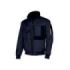 Upower Mate Bomber de Trabajo con Mangas Desmontables - Talla XL - Impermeable, Interior de Microfibra, Bolsillos con Solapa y Velcro, Refuerzos Anti-Desgaste, Proteccion DPI1 - Color Azul Marino