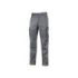 Upower Crazy Pantalones Cargo Stretch - Talla XL - Bolsillos Multifuncionales, Detalles Reflectantes, Cinturilla Elastica, Rodillas Preformadas, Proteccion DPI1, Ajuste Slim-Fit - Color Gris Oscuro