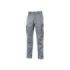 Upower Crazy Pantalones Cargo Stretch - Talla M - Bolsillos Multifuncionales, Refuerzo Poli-Oxford, Detalles Reflectantes, Cinturilla Elastica, Rodillas Preformadas, Proteccion DPI1 - Color Gris Piedra