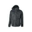 Upower Forex Parka Impermeable y Transpirable - Talla 4XL - Capucha Ajustable y Desmontable, Detalles Reflectantes, Interior Termico con Mangas Desmontables, Proteccion DPI1 - Color Gris Meteorito