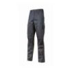 Upower Belgrado Pantalon de Trabajo Resistente - Talla M - Comodidad y Funcionalidad, Tela Elastica, Multiples Bolsillos, Cintura Elastica, Proteccion Lumbar, Rodillas Preformadas - Color Gris Oscuro