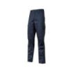 Upower Belgrado Pantalon de Trabajo Resistente - Talla L - Comodidad y Funcionalidad, Tela Elastica, Multiples Bolsillos, Cintura Elastica, Proteccion Lumbar, Rodillas Preformadas, Costuras Reforzadas - Color Azul Oscuro Westlake