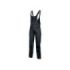 Upower Atene Peto de Trabajo Resistente y Funcional - Talla 4XL - Tejido Poli-Algodon Mechanical Stretch, Multiples Bolsillos con Cierre, Tirantes Ajustables, Lavable a 60° - Color Negro Carbon