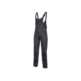 Upower Atene Peto de Trabajo Resistente - Talla L - Comodidad y Funcionalidad, Tejido Poli-Algodon Mechanical Stretch, Lavable a Alta Temperatura, Multiples Bolsillos, Ajuste Personalizado - Color Gris Oscuro