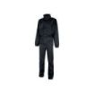 Upower Roma Mono de Trabajo - Talla XL - Policoton Mechanical Stretch, Multiples Bolsillos, Cintura y Puños Elasticos, Rodillas Preformadas, Triple Costura - Color Negro Carbon