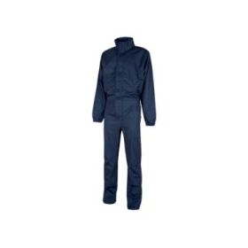 Upower Roma Mono de Trabajo - Talla 3XL - Policoton Mechanical Stretch, Multiples Bolsillos, Cintura y Puños Elasticos, Rodillas Preformadas, Triple Costura - Color Azul Oscuro Westlake
