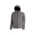 Upower Kyra Cazadora de Trabajo con Tejido Soft Shell - Talla XL - Antiviento, Repelente al Agua, Capucha Desmontable, Bolsillos con Cierre, Elementos Reflectantes - Color Gris Oscuro