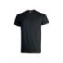 Upower Figi Camiseta de Trabajo - Talla 2XL - Algodon Cardado, Cuello Elastico Acanalado, Cinta Para-Sudor, Proteccion DPI1, Suavidad y Confort Prolongado - Color Negro Carbon