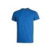 Upower Figi Camiseta de Trabajo de Algodon Cardado - Talla L - Cuello Elastico Acanalado, Cinta Para-Sudor, Proteccion DPI1 - Color Azul Regio