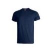 Upower Figi Camiseta de Trabajo - Talla 2XL - Algodon Cardado, Cuello Elastico Acanalado, Cinta Para-Sudor, Proteccion DPI1, Suavidad y Confort Prolongado - Color Azul Marino