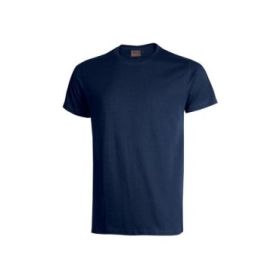 Upower Figi Camiseta de Trabajo - Talla 3XL - Algodon Cardado, Cuello Elastico Acanalado, Cinta Para-Sudor, Proteccion DPI1, Suavidad y Confort Prolongado - Color Azul Marino