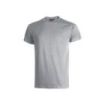 Upower Figi Camiseta de Trabajo de Algodon Cardado - Talla 5XL - Suavidad y Confort Prolongado, Cuello Elastico Acanalado, Cinta Para-Sudor, Proteccion DPI1 - Color Gris Plateado