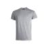 Upower Figi Camiseta de Trabajo de Algodon Cardado - Talla S - Suavidad y Confort Prolongado, Cuello Elastico Acanalado, Cinta Para-Sudor, Proteccion DPI1 - Color Gris Plateado