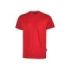 Upower Figi Camiseta de Trabajo de Algodon Cardado - Talla 5XL - Suavidad y Confort Prolongado, Cuello Elastico Acanalado, Cinta Para-Sudor, Proteccion DPI1 - Color Rojo Magma