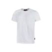 Upower Figi Camiseta de Trabajo - Talla 3XL - Algodon Cardado, Cuello Elastico Acanalado, Cinta Para-Sudor, Proteccion DPI1, Suavidad y Confort Prolongado - Color Blanco