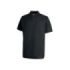 Upower Tonga Polo de Hombre de Algodon Pique - Talla 5XL - Transpirable, Duradero, Acabados en Canale, Refuerzos en Cuello y Hombros, Proteccion DPI1 - Color Negro Carbon