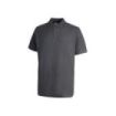 Upower Tonga Polo de Hombre de Algodon Pique - Talla L - Transpirable, Cuello con 3 Botones, Acabados en Canale, Refuerzos en Cuello y Hombros, Proteccion DPI1 - Color Gris Meteorito