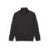 Upower Maui Sudadera con Media Cremallera - Talla 4XL - French Terry, Algodon y Poliester, Transpirable y Duradera, Puños y Dobladillo Elasticos, Mangas Ranglan, Costuras Pespunteadas - Color Negro Carbon