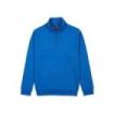 Upower Maui Sudadera con Media Cremallera - Talla S - French Terry Algodon y Poliester, Transpirable y Duradera, Puños y Dobladillo Elasticos, Mangas Ranglan, Costuras Pespunteadas - Color Azul Regio