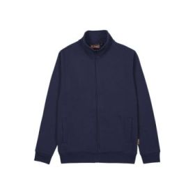 Upower Anuta Sudadera con Cremallera Completa - Talla 3XL - Suave French Terry, Transpirable y Resistente, Ajuste Comodo, Mangas Ranglan, Costuras Reforzadas, Versatil y Duradera - Color Azul Marino