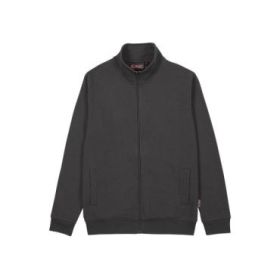 Upower Anuta Sudadera con Cremallera Completa - Talla XL - Suave French Terry, Transpirable y Resistente, Ajuste Comodo, Mangas Ranglan, Costuras Reforzadas, Versatil y Duradera - Color Gris Meteorito