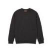 Upower Tupai Sudadera de Cuello Redondo - Talla XL - French Terry de Verano, Libertad de Movimiento, Algodon y Poliester, Detalles en Punto Elastico, Mangas Ranglan - Color Negro Carbon
