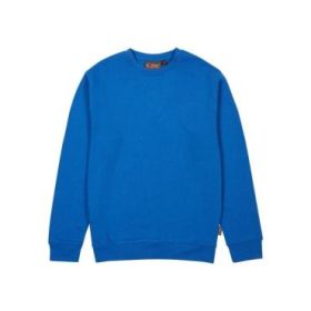 Upower Tupai Sudadera Cuello Redondo - Talla 2XL - French Terry Verano, Algodon Suave y Poliester, Ajuste Duradero, Detalles Artesanales, Transpirable y Resistente - Color Azul Regio