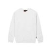 Upower Tupai Sudadera de Cuello Redondo - Talla M - French Terry de Verano, Libertad de Movimiento, Algodon y Poliester, Detalles en Punto Elastico, Mangas Ranglan - Color Blanco