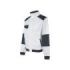 Upower Zagabria Chaqueta de Trabajo - Talla 3XL - Algodon Stretch, Durabilidad y Transpirabilidad, Bolsillos con Cierre, Anillo Porta-Identificacion, Puños Ajustables, Lavable a 40° - Color Blanco
