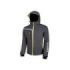 Upower Quick Chaqueta Soft Shell - Talla 4XL - Tejido Elastico Cortavientos Transpirable, Repelente al Agua, Bolsillo Impermeable Free Sound, Capucha Ajustable, Proteccion DPI1 - Color Gris Asfalto