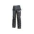 Upower Gordon Pantalones Funcionales con Bolsillos Flotantes - Talla 64 - Porta Herramientas, Cintura Ajustable, Insertos Reflectantes, Costuras Triples, Proteccion DPI1 - Color Gris Asfalto
