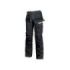 Upower Gordon Pantalones Funcionales y Duraderos - Talla 46 - Bolsillos Flotantes y Multifuncionales, Porta Rodilleras, Cintura Ajustable, Proteccion DPI1 - Color Negro Carbon