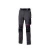 Upower Atom Lady Pantalon de Tejido Stretch - Talla XL - Maxima Movilidad, Repelente al Agua, Transpirable, Secado Rapido, Bolsillos Multifuncionales, Cintura Elastica, Proteccion DPI1 - Color Gris Fucsia