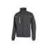 Upower Pluton Chaqueta de Tela Resistente - Talla 4XL - Suave, Repelente al Agua, Transpirable, Secado Rapido, Bolsillos Practicos, Capuchon Retractil, Proteccion DPI1 - Color Gris Asfalto