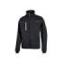 Upower Pluton Chaqueta de Tela Resistente - Talla 2XL - Suave, Repelente al Agua, Transpirable, Secado Rapido, Multiples Bolsillos, Capuchon Retractil, Puños a Prueba de Viento, DPI1 - Color Negro Carbon
