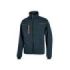 Upower Pluton Chaqueta de Tela Resistente - Talla 3XL - Suave, Repelente al Agua, Transpirable, Secado Rapido, Bolsillos Practicos, Capuchon Retractil, Proteccion DPI1, Cinta Reflectante - Color Azul Marino
