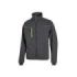 Upower Pluton Chaqueta de Tela Resistente - Talla 4XL - Suave, Repelente al Agua, Transpirable, Secado Rapido, Multiples Bolsillos, Capuchon Retractil, Puños a Prueba de Viento, Proteccion DPI1 - Color Gris Asfalto Verdoso