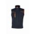 Upower Saturn Chaleco Resistente y Suave - Talla S - Repelente al Agua, Transpirable, Secado Rapido, Bolsillo para Celular, Detalles Reflectantes, Proteccion DPI1 - Color Azul Marino