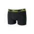 Upower Boxer Calzoncillos Boxer de Algodon Suave - Talla M - Elastico Resistente, Ajuste Duradero, Material Transpirable y Resistente al Lavado, Paquete de Tres - Color Negro Carbon