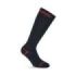 Upower Frost Calcetines Largos de Trabajo - Talla S - Tejido Tecnico Termico, Banda de Soporte en Tobillos, Costuras Planas, Talon y Puntera Reforzados, Alta Durabilidad - Color Negro Carbon